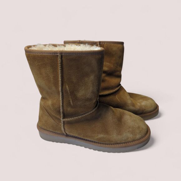 Koolaburra by UGG Women's KOOLA SHORT Fashion Boots - Chestnut, US 8 - Picture 1 of 5